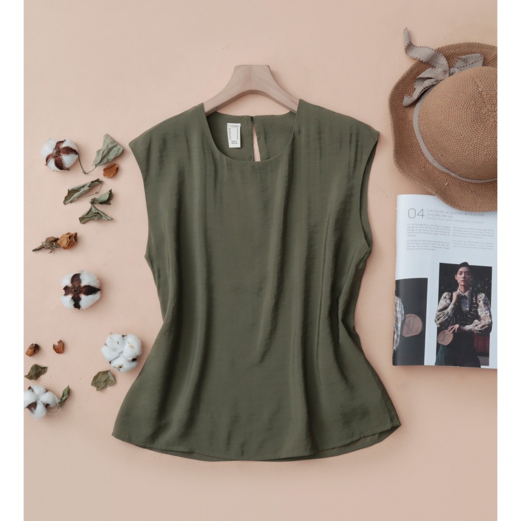 Áo sát nách Kachisa tơ cotton mềm mại, nhẹ tênh - 673