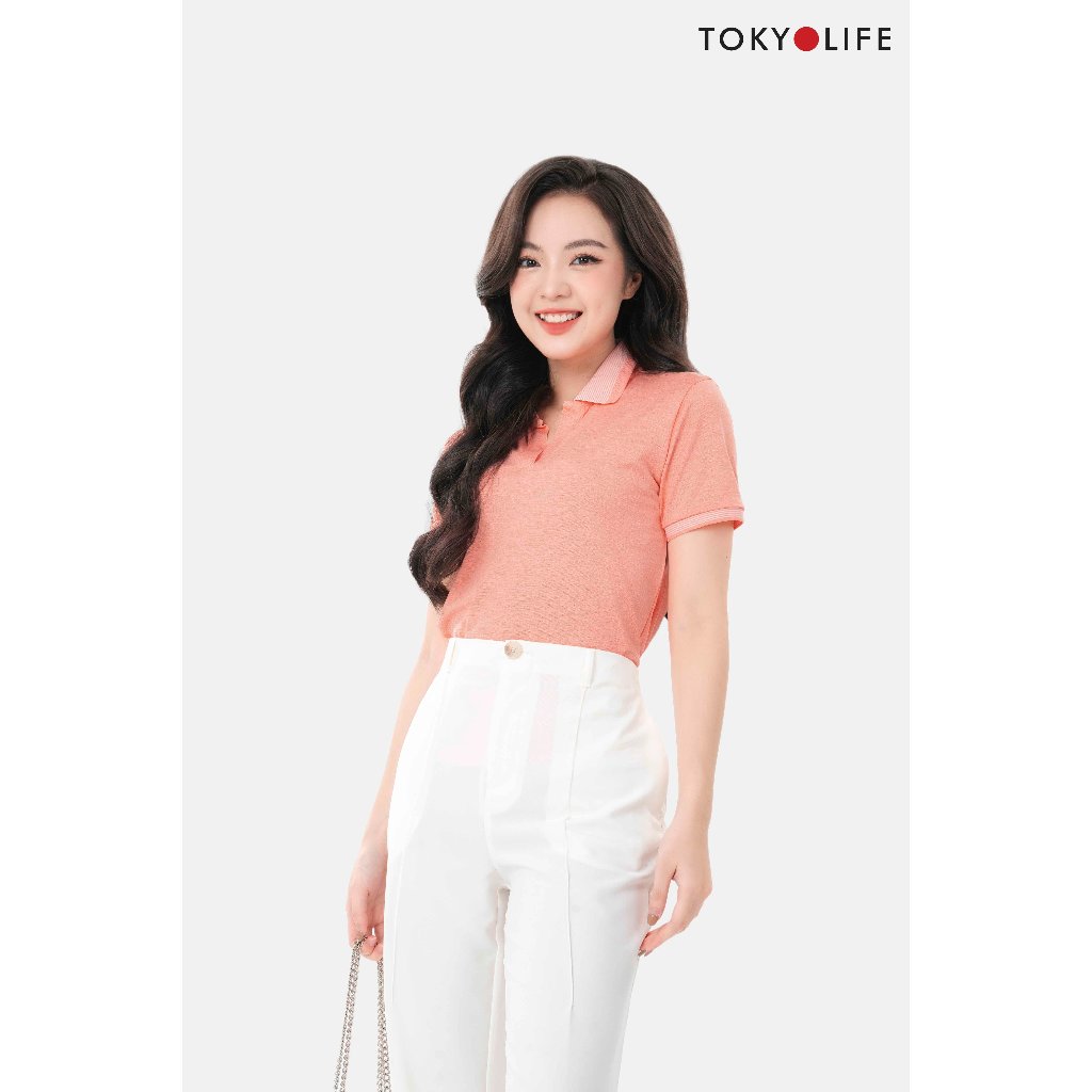 Áo Polo NỮ siêu khô thoáng Tay ngắn Cổ đức TOKYOLIFE 40000123/C9POL510M