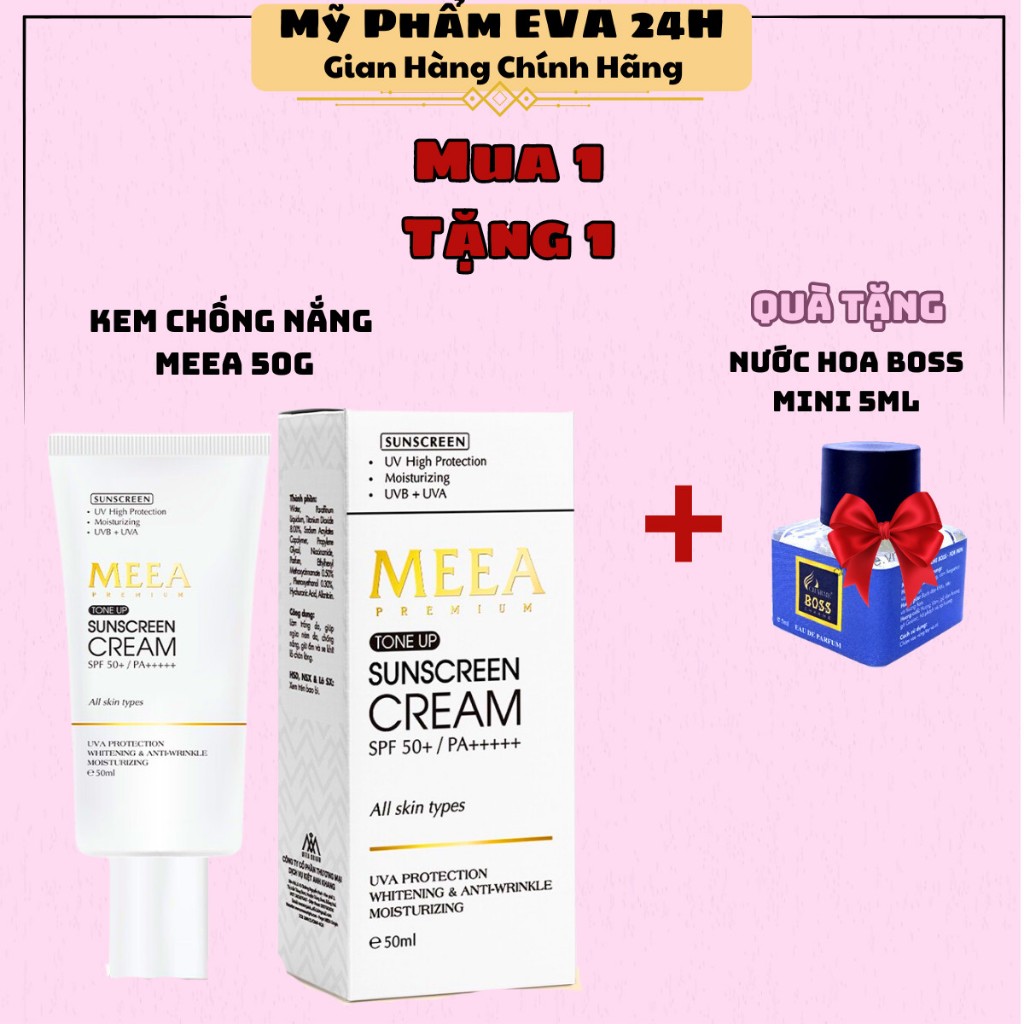 Kem Chống Nắng MeeA Origin Sun Cream 15-50ml + Tặng Nước hoa