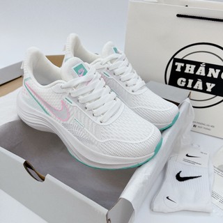 Giày thể thao nữ thắng giày n121 trắng hồng xanh