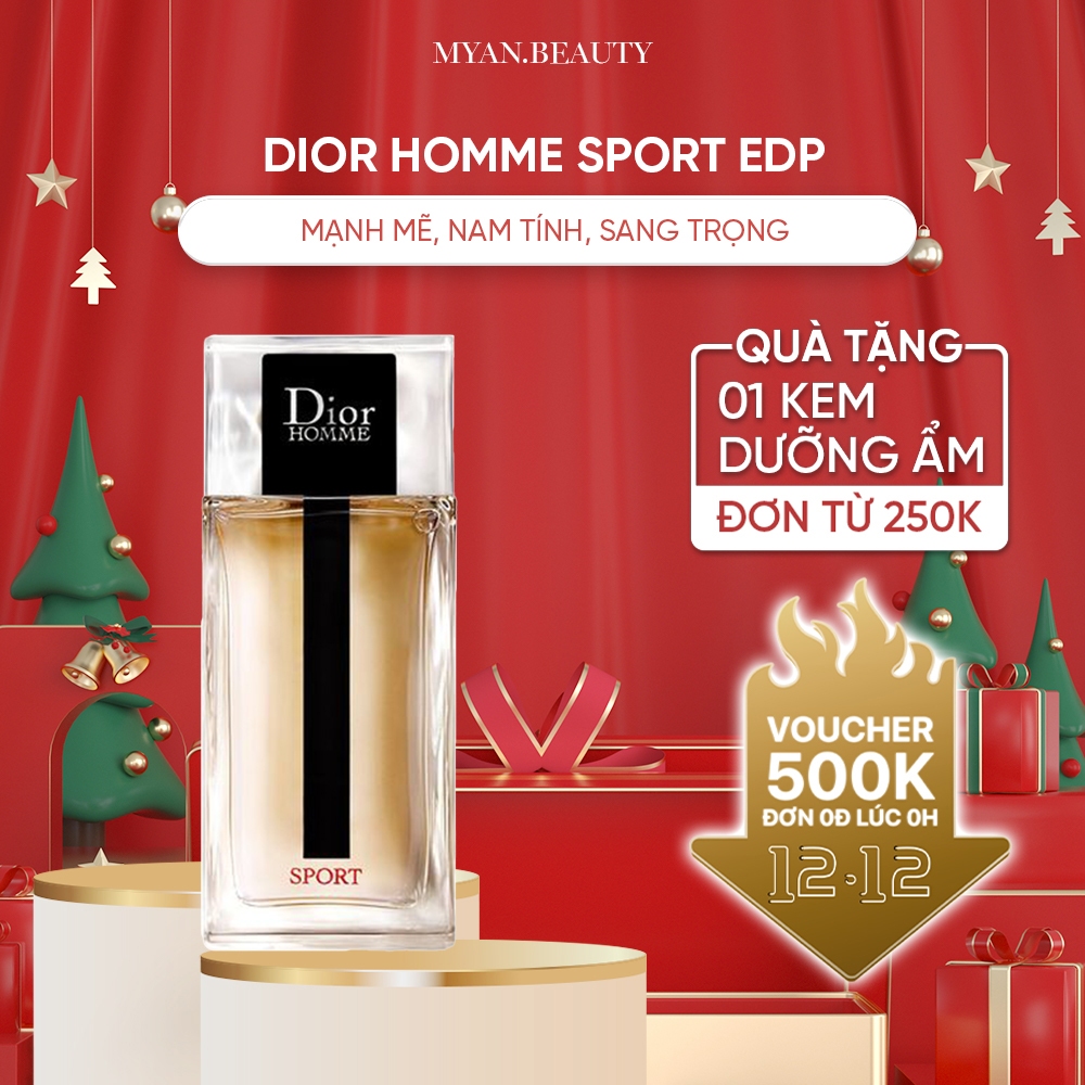Nước hoa Nam Dior Homme Sport EDP Dung Tích 100ml, Dầu Thơm Nam Hấp Dẫn Tinh Khiêt Tươi Mới - Myan.Beauty