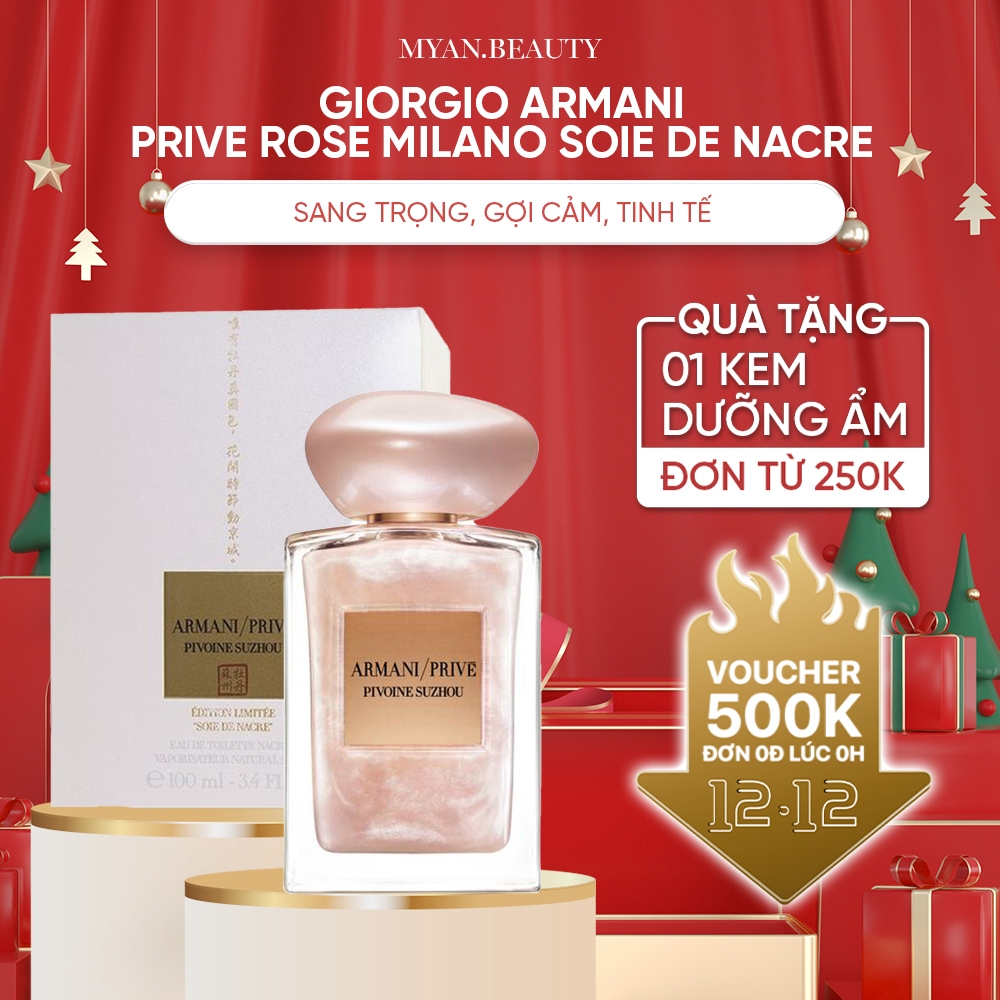 Nước Hoa Nữ Pivoine Suzhou Soie De Nacre Nồng Độ EDT Dung Tích 100ml, Dầu Thơm Nữ Tính Cuốn Hút Trẻ Trung - Myan.Beauty