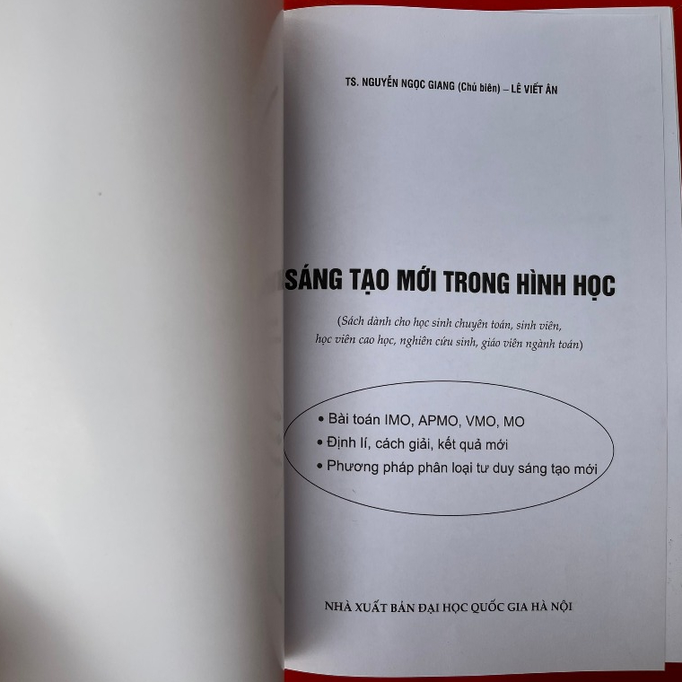 Sách Sáng tạo mới trong hình học