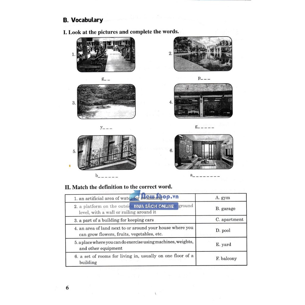 Sách - Bài Tập Tiếng Anh Lớp 6 - Không Đáp Án   - HAB