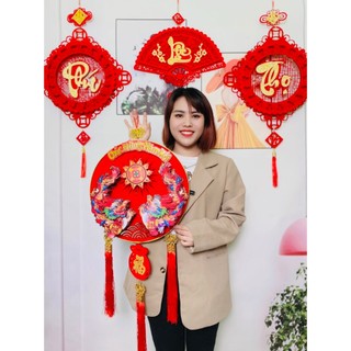   Tặng pin  Vòng treo trang trí hình rồng 3D 6 lớp 5 lớp  4 lớp treo cửa may mắn 