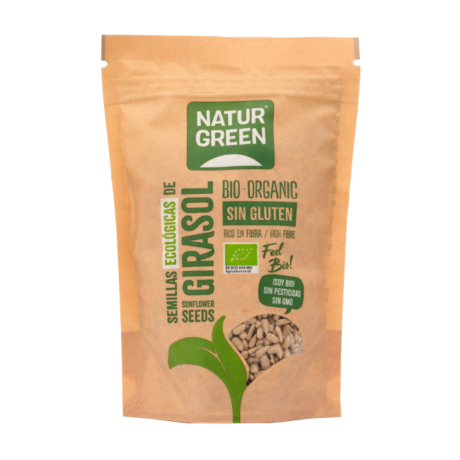 Hạt Hướng Dương Hữu Cơ Organic Sunflower Seeds Bio NaturGreen 225g