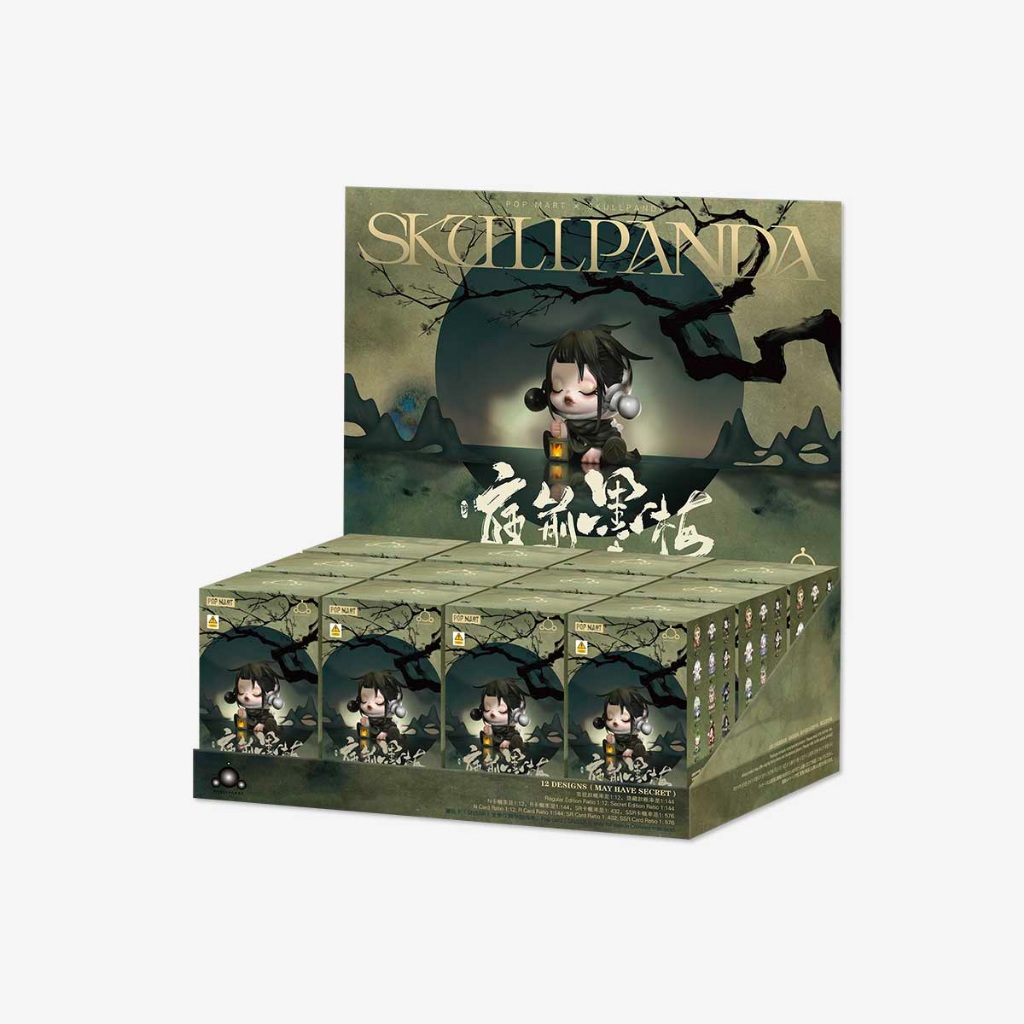 Blindbox SKULLPANDA The Ink Plum Blossom Series Figures Blind Box Mô Hình Hộp Mù Chính Hãng