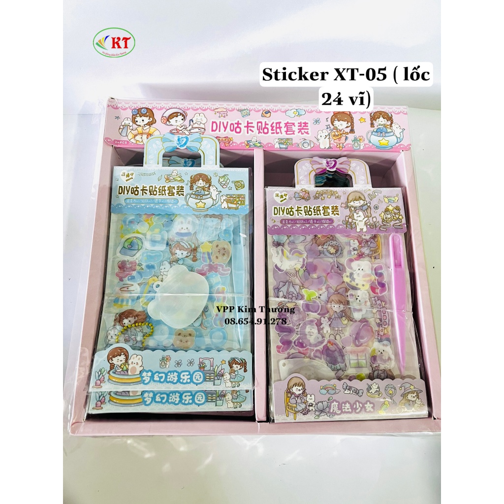 Sticker hình dán móc khóa XT-05 (ảnh thật shop chụp)