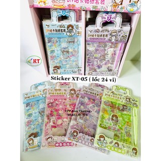 Sticker hình dán móc khóa XT-05 (ảnh thật shop chụp)