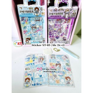 Sticker hình dán móc khóa XT-05 (ảnh thật shop chụp)