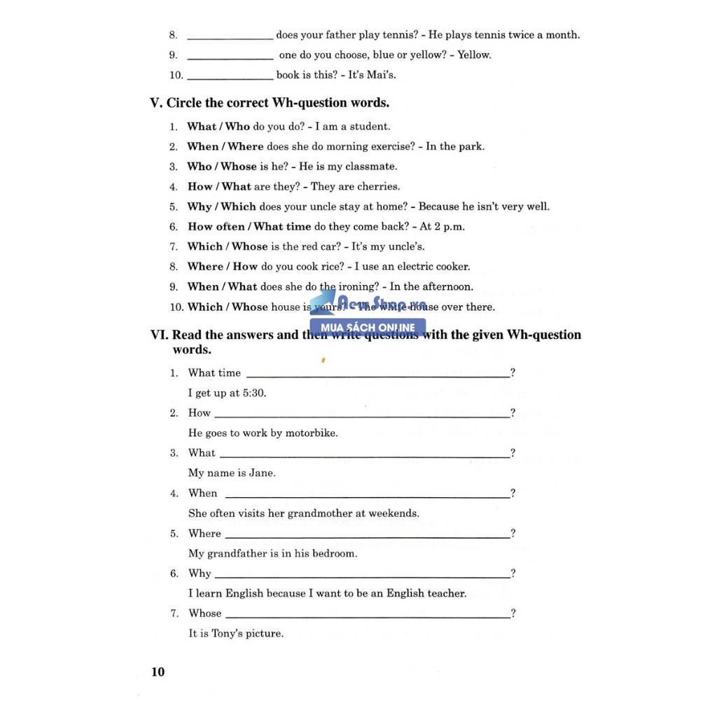 Sách - Bài Tập Tiếng Anh Lớp 6 - Không Đáp Án   - HAB