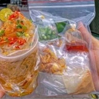 Bánh tráng sa tế+ hành phi+ muối nhuyễn+ tắc