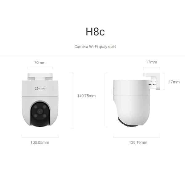 Camera EZVIZ H8C 2K 4MP