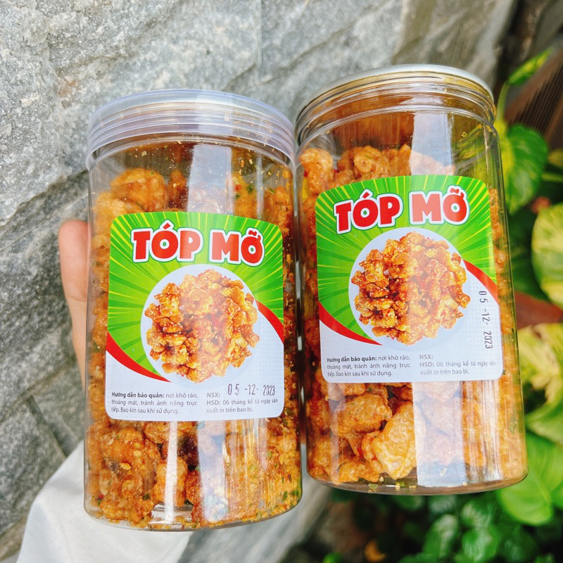 Tóp Mỡ Chiên Mắm Hành loại 1 ít mỡ 230gr | Đồ Ăn Vặt TOPSHOP Sài gòn