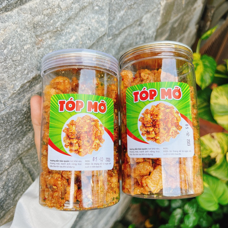 Tóp Mỡ Chiên Mắm Hành loại 1 ít mỡ 230gr | Đồ Ăn Vặt TOPSHOP Sài gòn