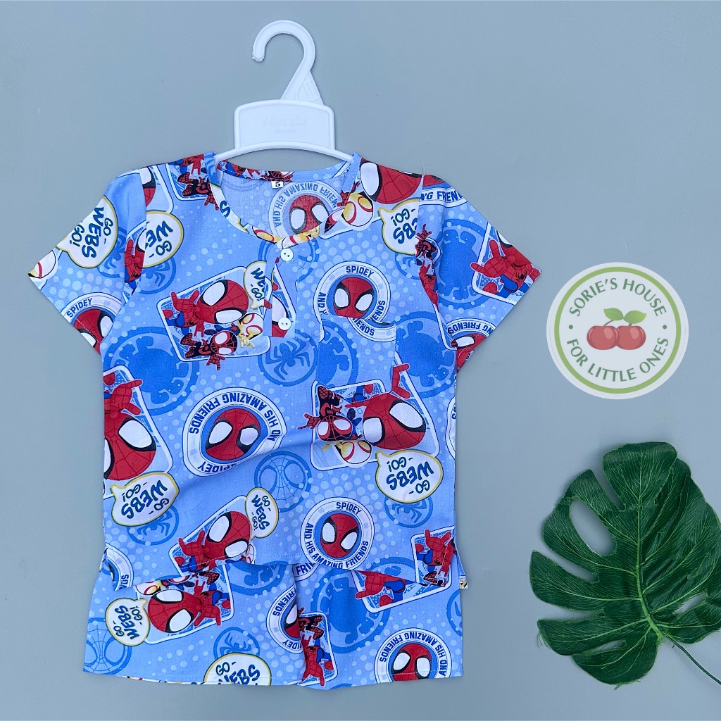 Bộ tole/lanh đùi cài trước bé trai
