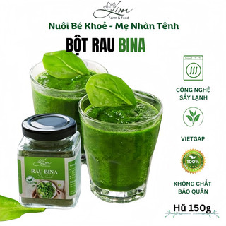 Bột rau Cải bó xôi/ rau bina nguyên chất dinh dưỡng cho mẹ và bé