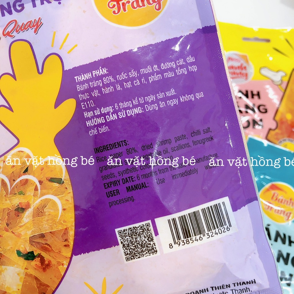 BÁNH TRÁNG TRỘN MISS VỊ PHÔ MAI, RONG BIỂN, GÀ QUAY, BÒ, TÔM, CHANH SẢ