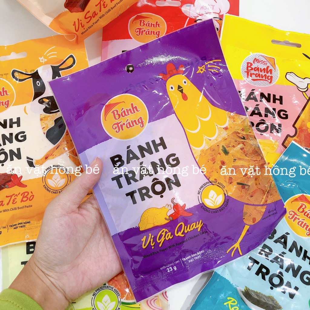 BÁNH TRÁNG TRỘN MISS VỊ PHÔ MAI, RONG BIỂN, GÀ QUAY, BÒ, TÔM, CHANH SẢ
