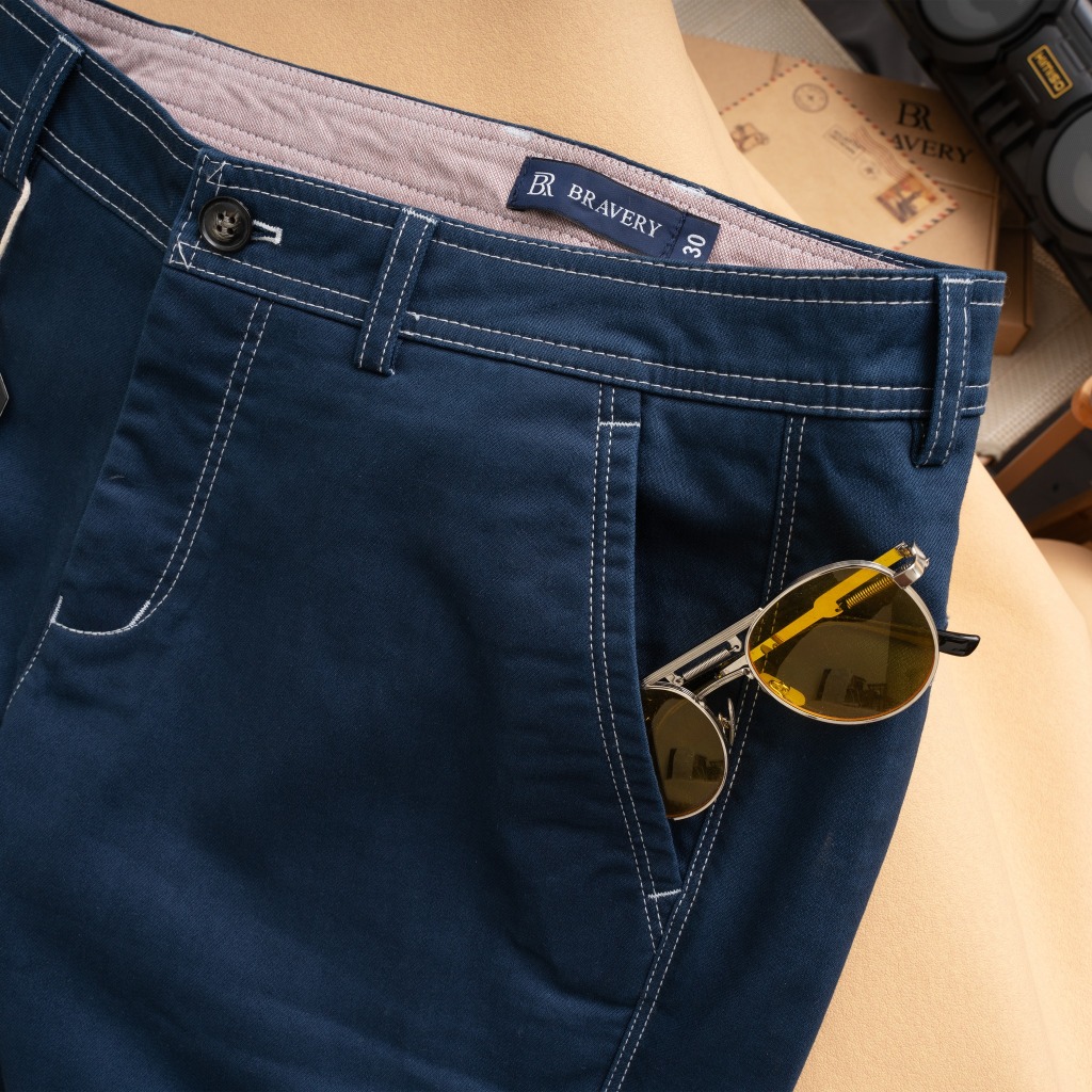 Quần short nam, Quần short nam jean xước Jenka co giãn, mềm mịn, thoáng mát, thoải mái, sang trọng - Bravery