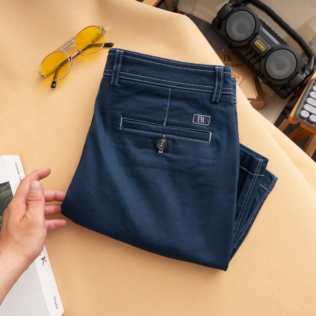 Quần short nam, Quần short nam jean xước Jenka co giãn, mềm mịn, thoáng mát, thoải mái, sang trọng - Bravery