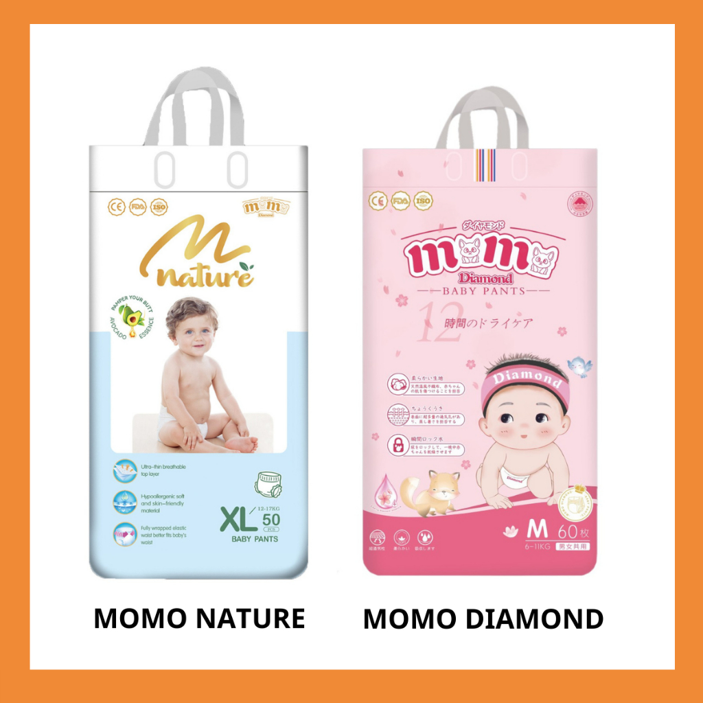 BỈM QUẦN/DÁN  MOMO DIAMOND/ MOMO DIMOND NATURE/MOMO LUXURY siêu thấm s64/m60/l54/xl50