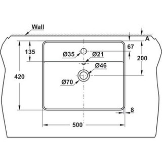 HAFELE 588.79.032-Bồn, Đặt bàn, Sapporo