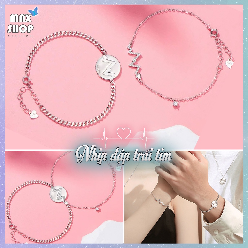 Vòng đôi TÌNH YÊU COUPLE cặp nam nữ kiểu dáng thời trang đa dạng nhiều mẫu