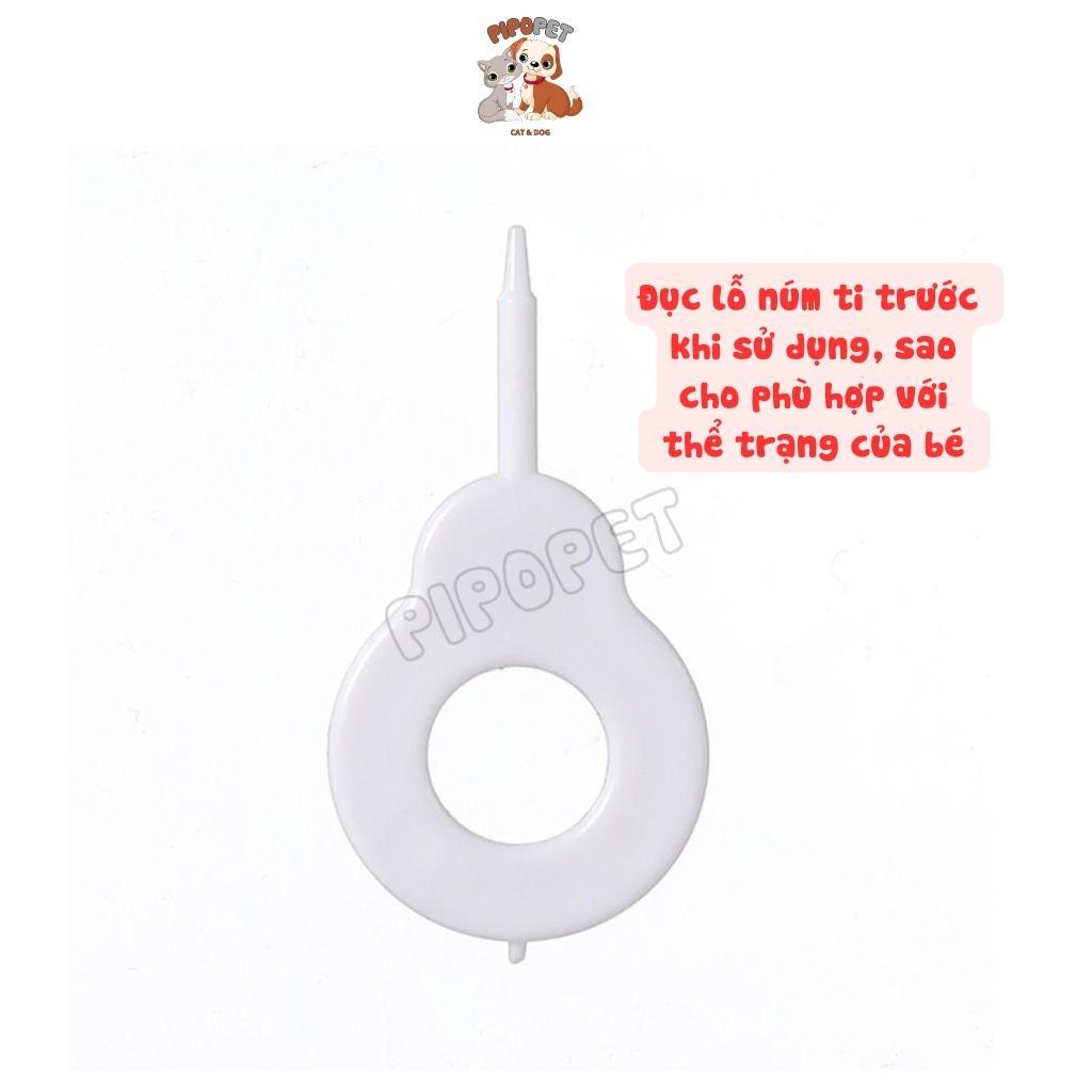 Bình Sữa Cho Mèo Con, Bình Sữa Cho Chó Con Chất Liệu An Toàn Kèm Phụ Kiện - Pipopet