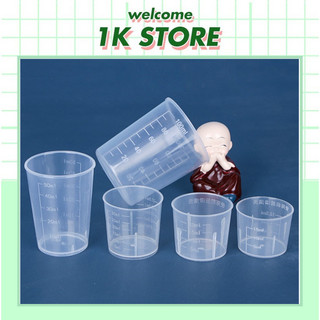 Cốc nhựa có chia vạch 50 ml, 100 ml & 200 ml, cốc chia vạch chất liệu nhựa PP cao cấp, dùng đo lường, hoặc dùng cho bes
