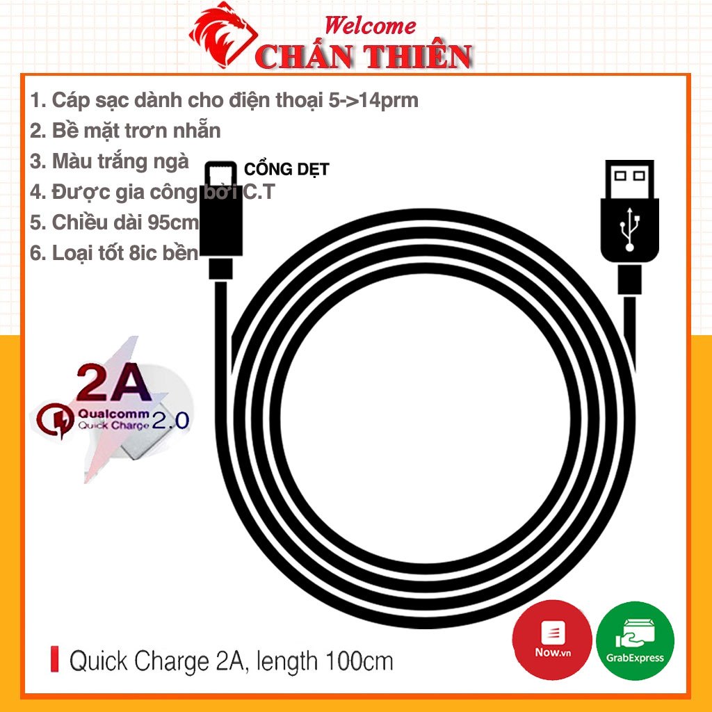Dây cáp sạc dành cho điện thoại chân dẹt 6/7/8/7pl/x/xr/xsm/11/12/13/14/pro/prm