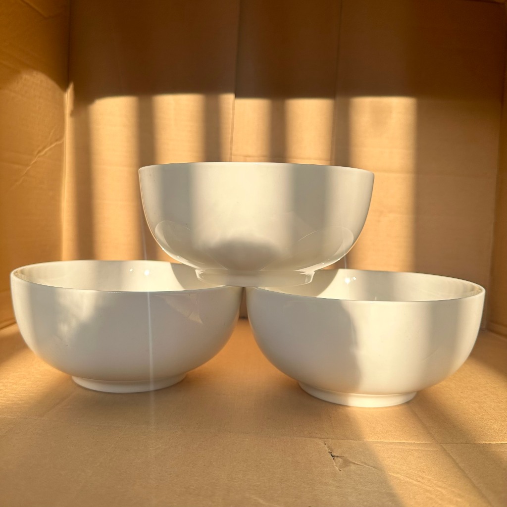 Tô SỨ trắng Minh Châu 18CM - 20 CM