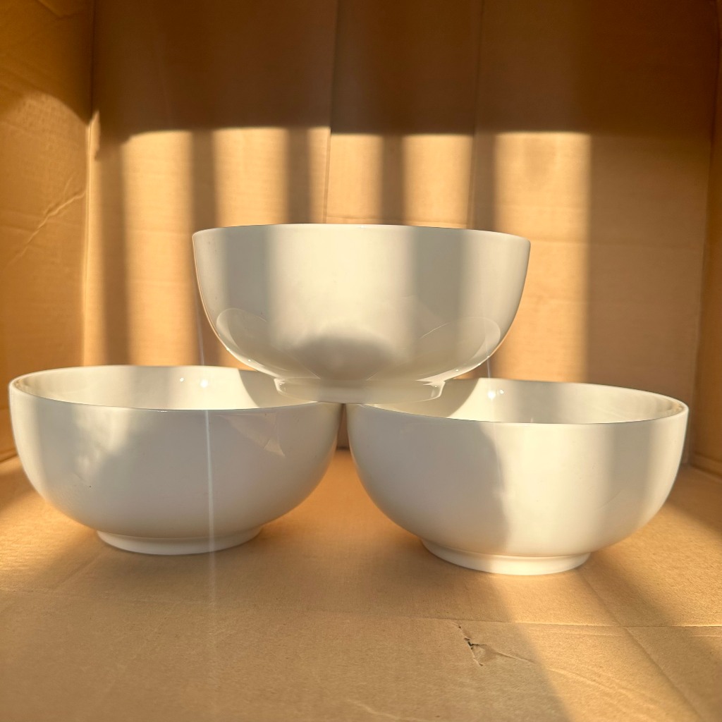 Tô SỨ trắng Minh Châu 18CM - 20 CM