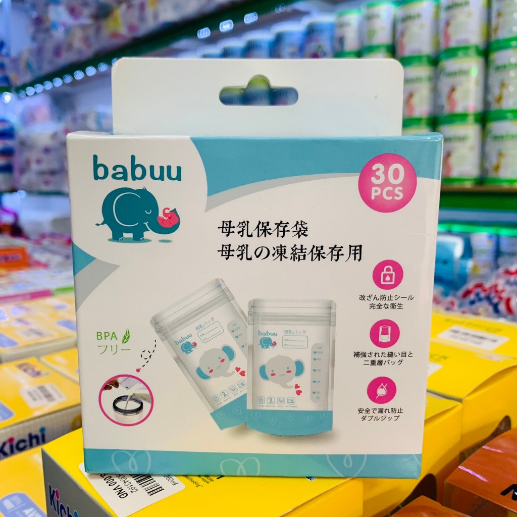 Túi Trữ Sữa Kichi - Babuu - Unimom 100ml - 200ml - 250ml
