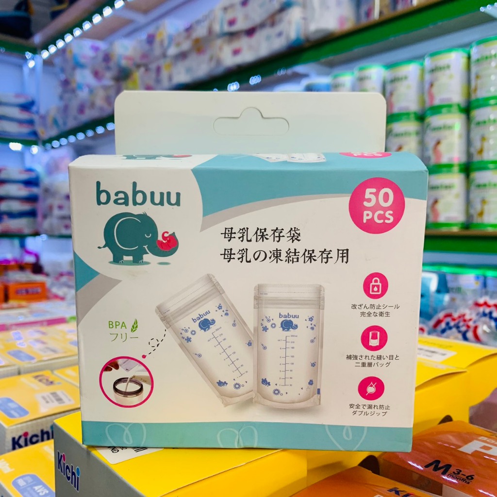 Túi Trữ Sữa Kichi - Babuu - Unimom 100ml - 200ml - 250ml