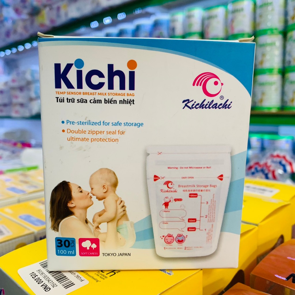Túi Trữ Sữa Kichi - Babuu - Unimom 100ml - 200ml - 250ml