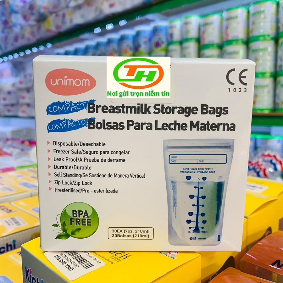 Túi Trữ Sữa Kichi - Babuu - Unimom 100ml - 200ml - 250ml