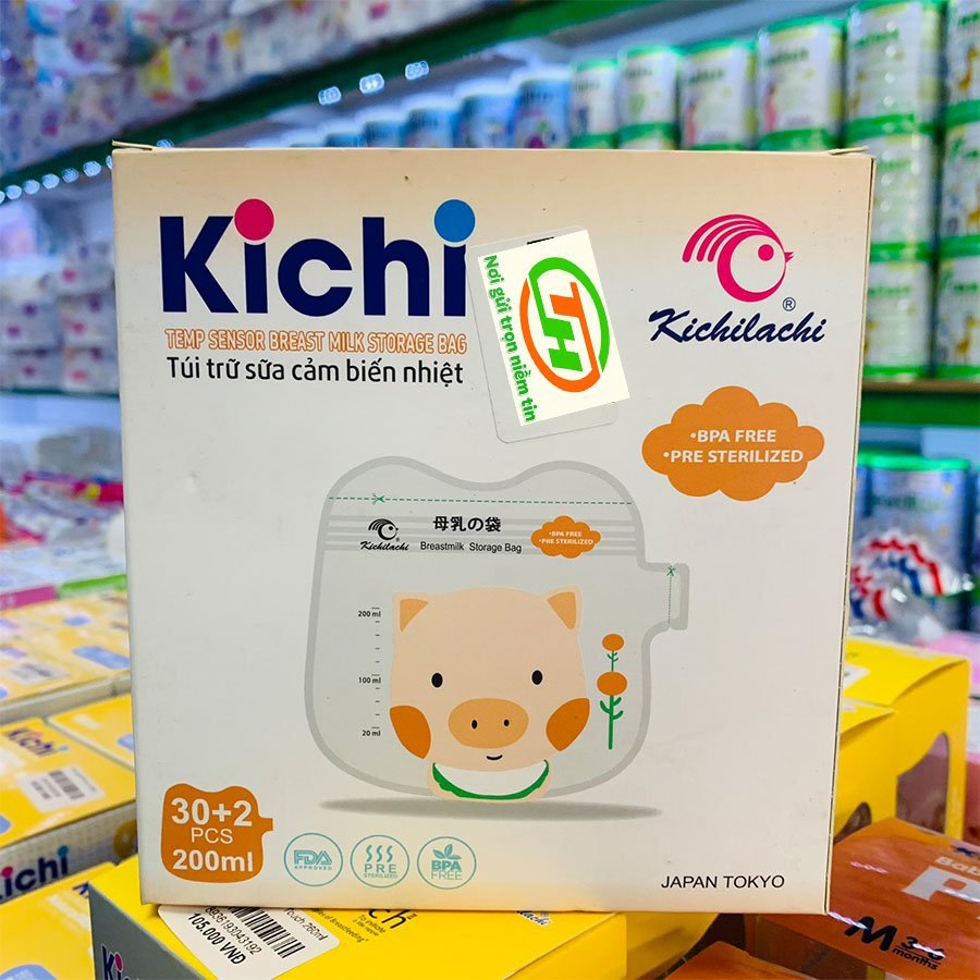 Túi Trữ Sữa Kichi - Babuu - Unimom 100ml - 200ml - 250ml