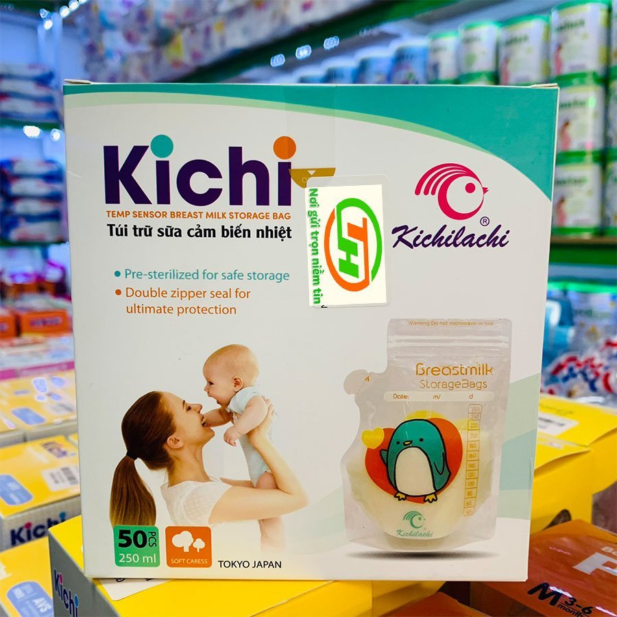 Túi Trữ Sữa Kichi - Babuu - Unimom 100ml - 200ml - 250ml