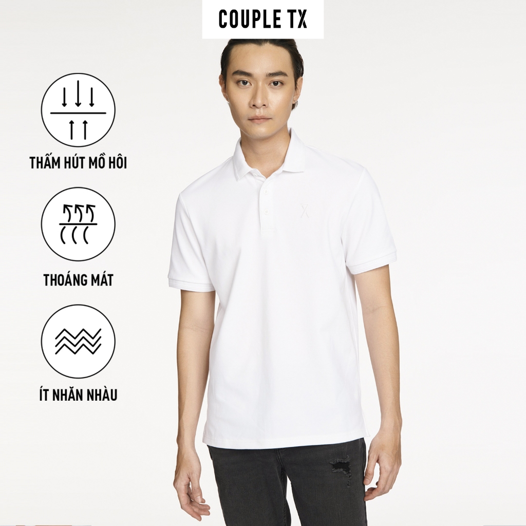 Áo Polo Nam Couple TX Basic Thêu Logo X MPO 1033