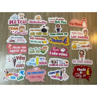 Hashtag cưới thiết kế riêng theo yêu cầu, hagtag cưới cầm tay, miễn phí thiết kế theo nội dung riêng của mỗi khách