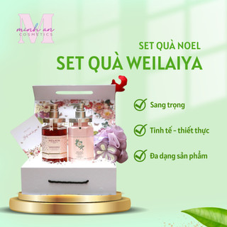 Set quà Weilaiya cao cấp hương nước hoa, quà giáng sinh cho người yêu sang trọng tinh tế