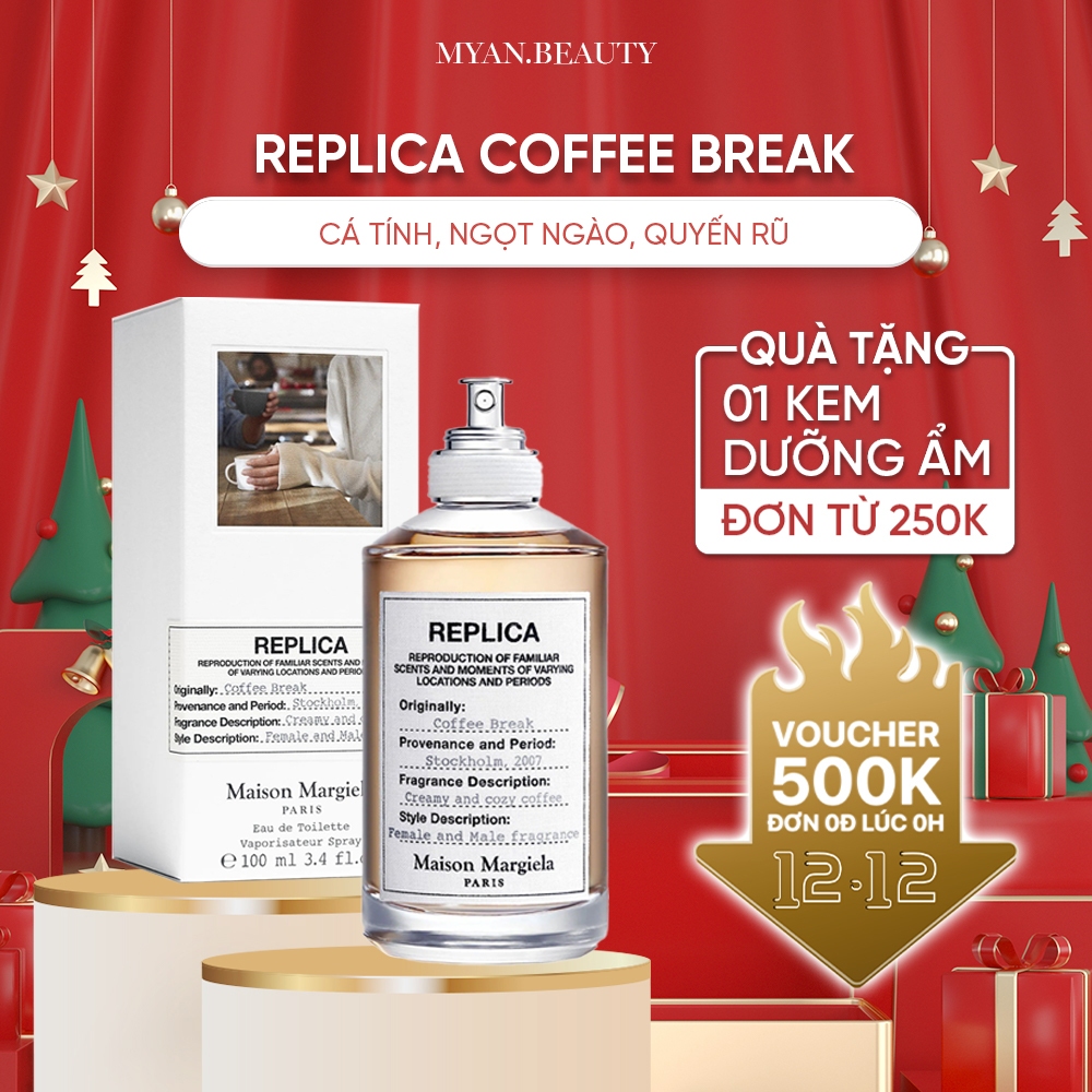 Nước Hoa Nam Nữ (Unisex) Replica Coffe Break/Lazy Sunday Morning EDT 100ml, Dầu Thơm Ngọt Ngào, Sang Trọng - Myan.Beauty
