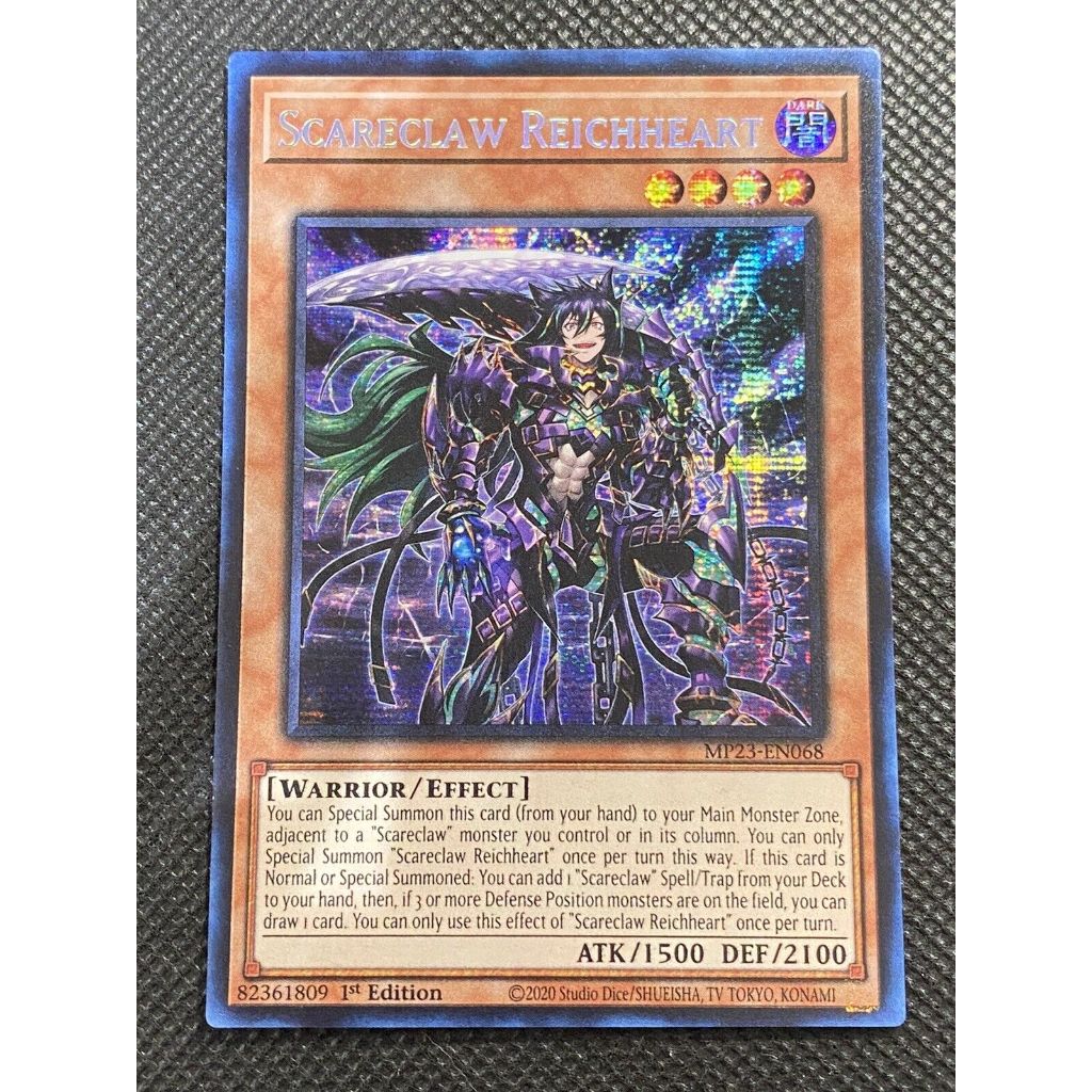 Thẻ Bài Yugioh Monster Scareclaw Reichheart MP23-EN068 Prismatic Secret
