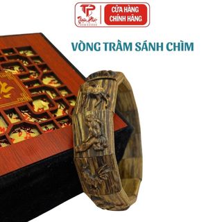 Vòng trầm hương 12 con giáp - vòng phong thủy nam nữ trầm hương sánh chìm cao cấp