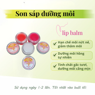 Sáp ong khử thâm sau phun xăm, sáp dưỡng kích màu môi chống khô môi nứt nẻ