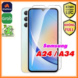 [Ảnh Thật] Kính CL Samsung A24 A34 Cường Lực Không FULL 2.5D-9H-0.26mm