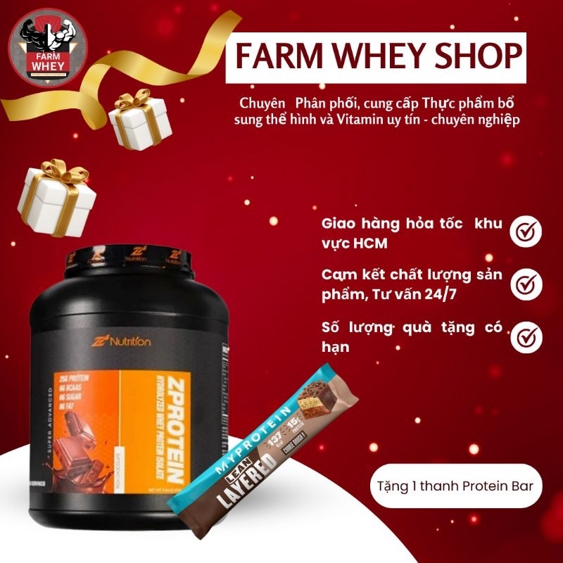 ZNutrition ZProtein Sữa tăng cơ - 100% Hydrolyzed Whey tinh khiết nhất