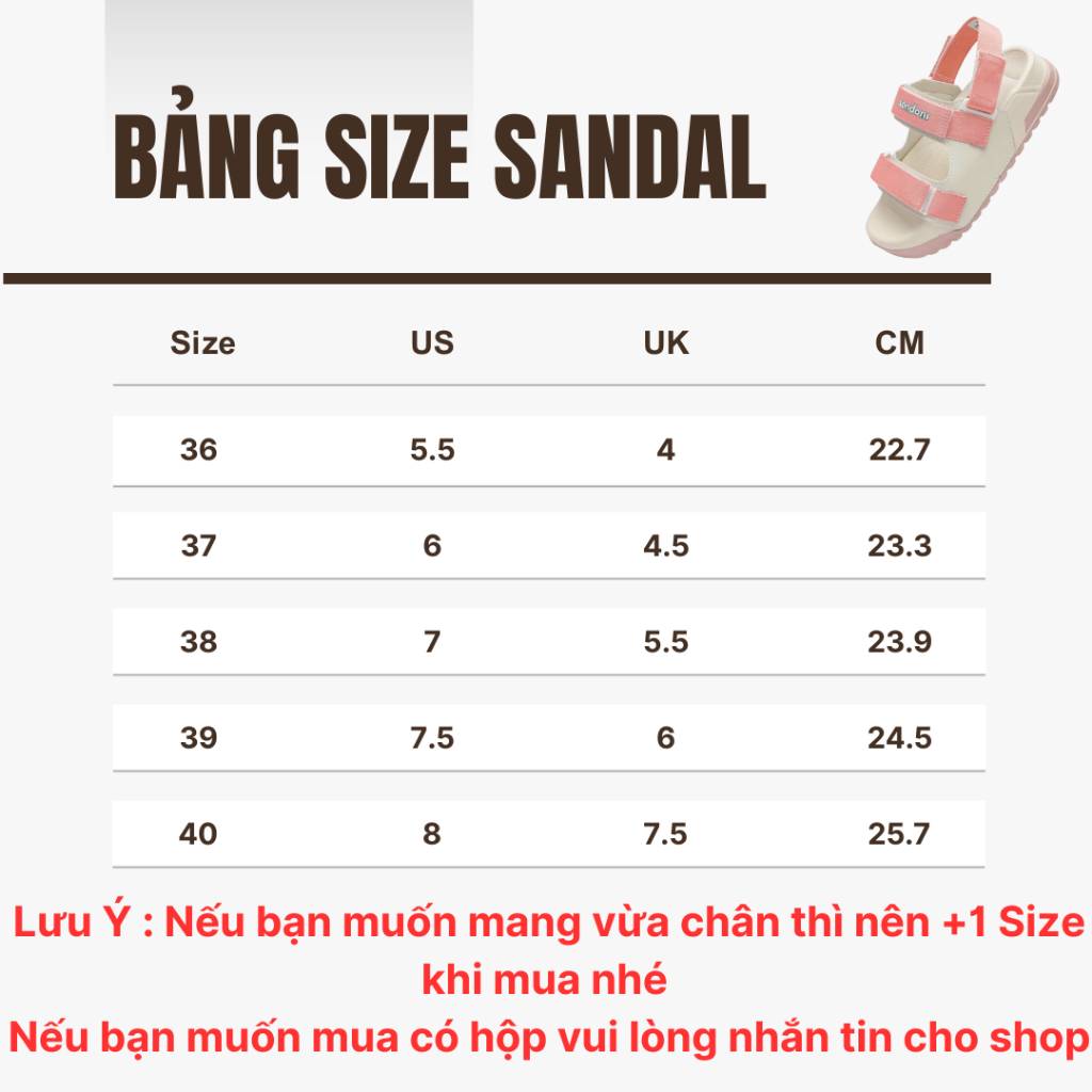 Giày Sandal Nữ S1 2 Quai Ngang Be Phối Nâu Siêu Nhẹ Siêu Bền Siêu Dễ Thương - Tặng kèm vớ