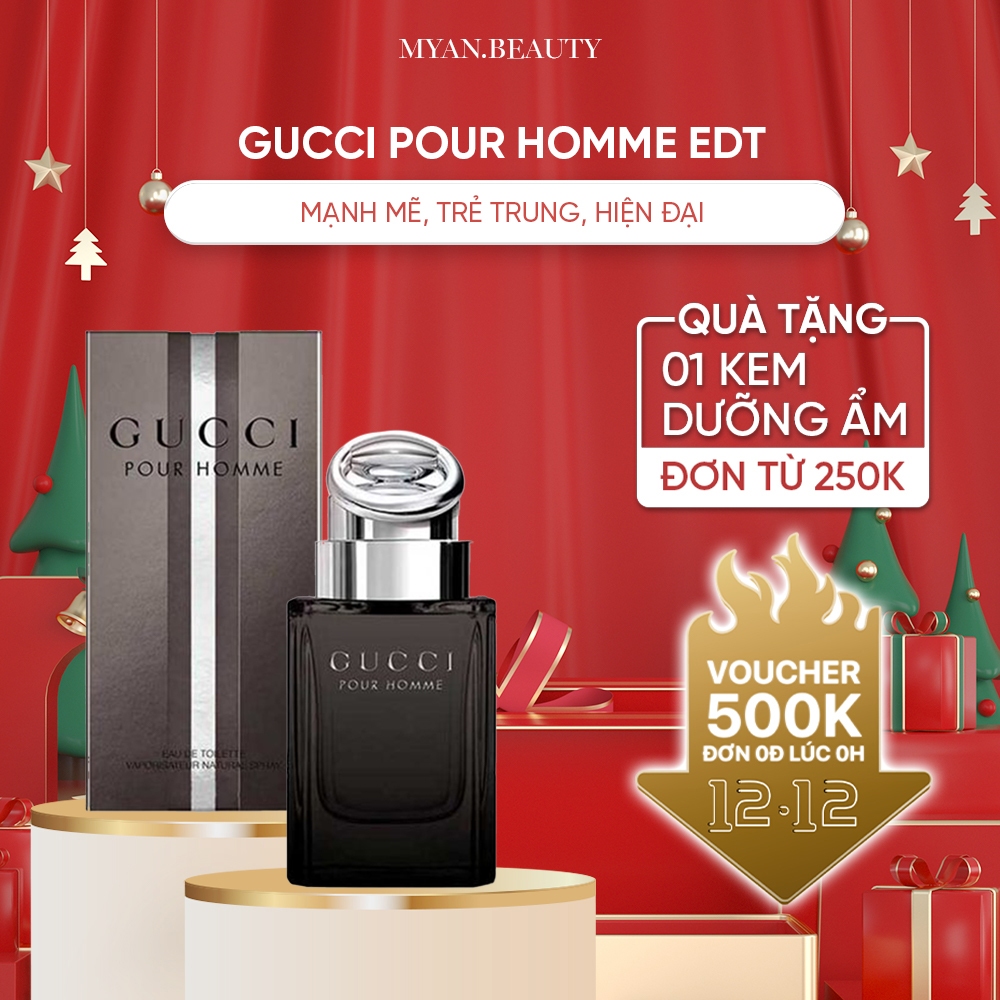 Nước Hoa Nam Gucci Pour Homme EDT Dung Tích 100ml - Dầu Thơm Nam Nam Tính Hiện Đại Cuốn Hút